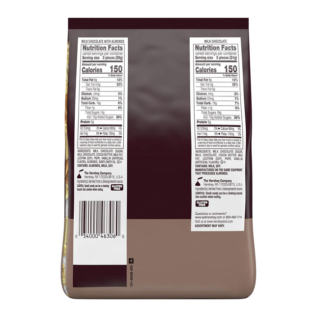 Hershey’s Nuggets Assorted Chocolate Candy Party Pack 26 oz