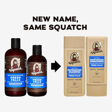 Dr. Squatch Men’s Shampoo and Conditioner Set Fresh Falls 2 Pack 11 fl oz