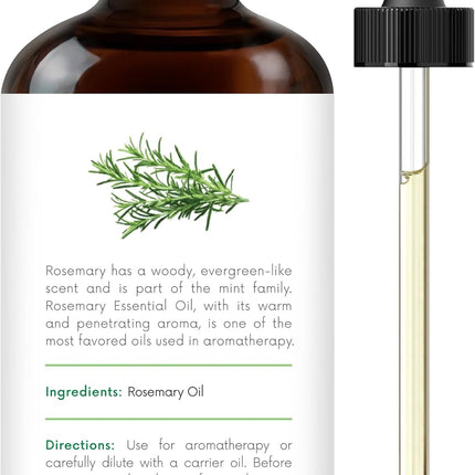 Handcraft Blends Rosemary Essential Oil 100% Pure & Natural Premium Grade 4 fl oz