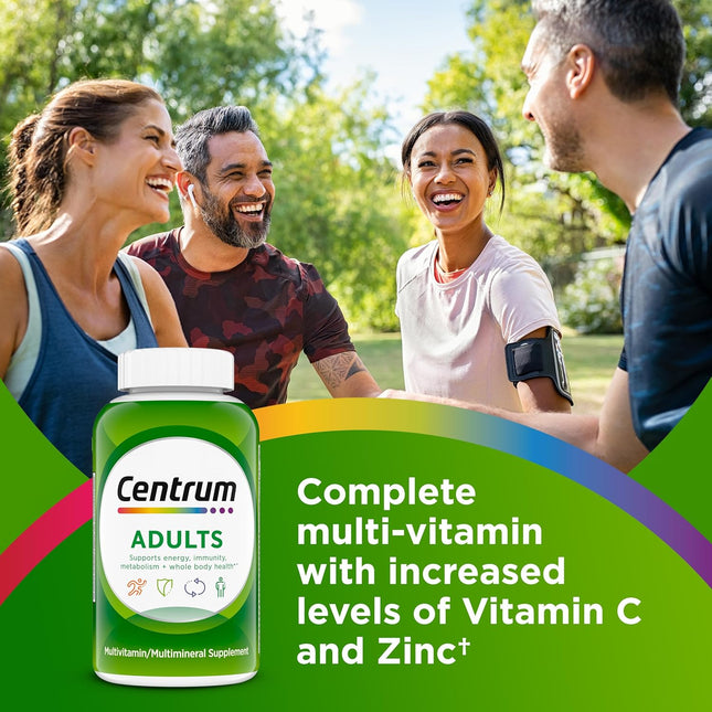 Centrum Adult Multivitamin Multimineral Tablets Antioxidants 200 Count