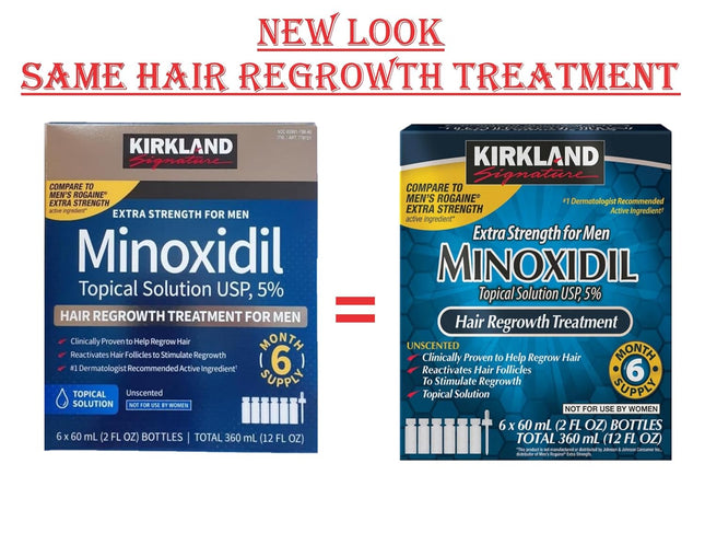 Kirkland Signature Minoxidil 5% Topical Solution (6-Month Supply)