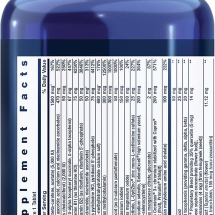 Life Extension One-Per-Day Multivitamin 25+ Nutrients 60 Tablets