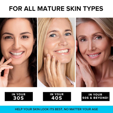Face Moisturizer Retinol Collagen Hyaluronic Acid Cream 1.7 fl oz