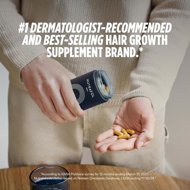Nutrafol Men’s Hair Growth Supplement Capsules 1 Month Supply