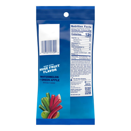 JOLLY RANCHER Watermelon & Green Apple Candy Ropes 6 oz Bag