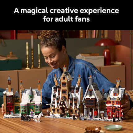 LEGO Harry Potter Hogsmeade Village Collectors' Edition – 18+ Building Set with 12 Minifigures, Gift for Fans – 76457