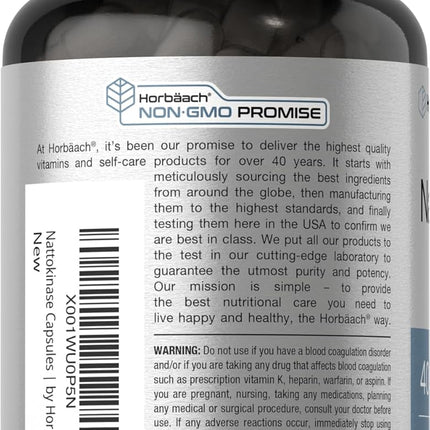 Horbäach Nattokinase - 150 Capsules