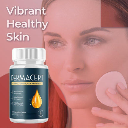 Dermacept Supplement Capsules with Natural Ingredients 300 Capsules (5 Pack)