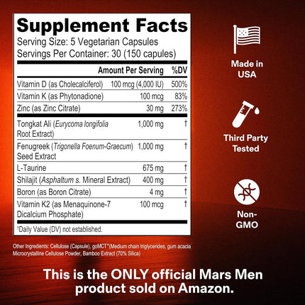 Mars Men Daily - 150 Capsules
