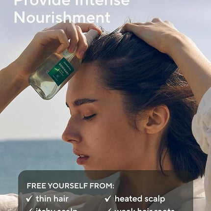 AROMATICA Root Enhancer Rosemary Water Hair Spray with Rosemary, Caffeine & Biotin