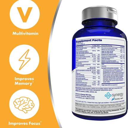 Focus Factor Adult Multivitamin with Lutein & Zeaxanthin 120 Count