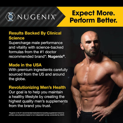 Nugenix Total-T Men’s Testosterone Support Supplement 42 Count