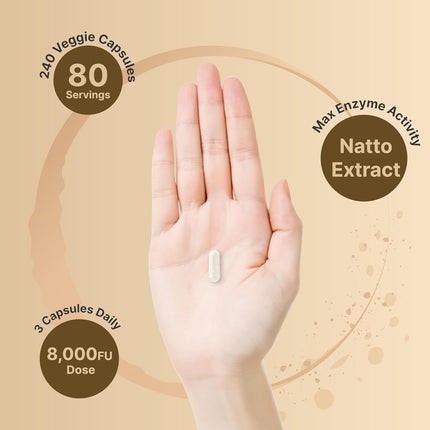 NatureBell Nattokinase- 240 Capsules
