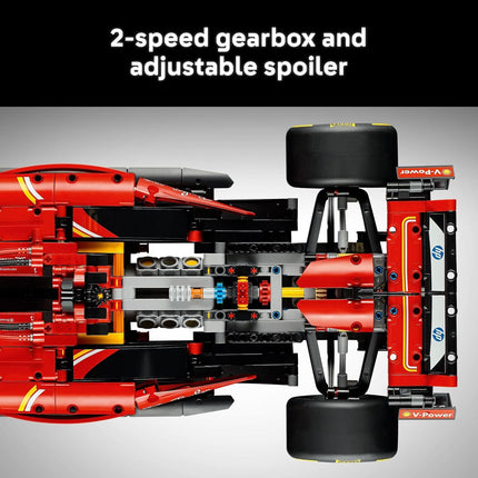 LEGO Technic Ferrari SF-24 F1 Model Car Kit for Adults 18+ – Realistic Ferrari Building Set for Display, Gift for F1 Fans – 42207