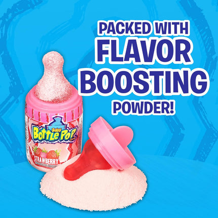 Baby Bottle Pop Candy Lollipops with Powdered Dip Assorted Flavors 10 Count Variety Pack