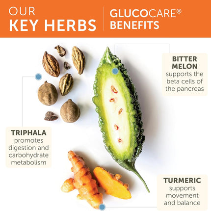 Himalaya GlucoCare Herbal Glucose Support Supplement 90 Vegan Capsules
