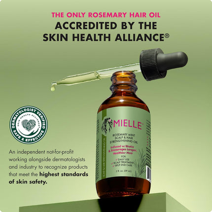 Mielle Organics Rosemary & Mint Hair Oil with Biotin 2 oz