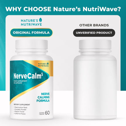 NerveCalm Herbal Supplement (60 Count) - 3 pack