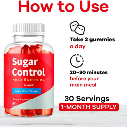 SugarControl Keto Gummies Dietary Supplement 120 Count 2 Pack