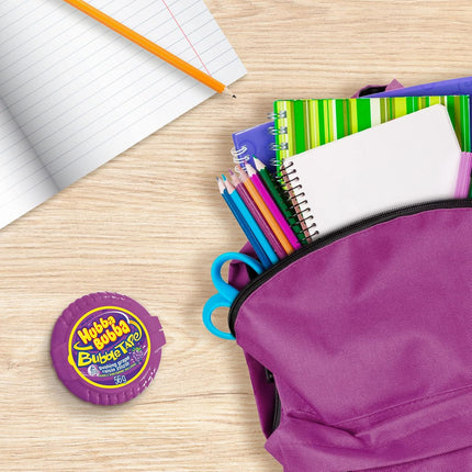 Hubba Bubba Bubble Tape Gushing Grape Bubble Gum 1.97 oz 12 Pack