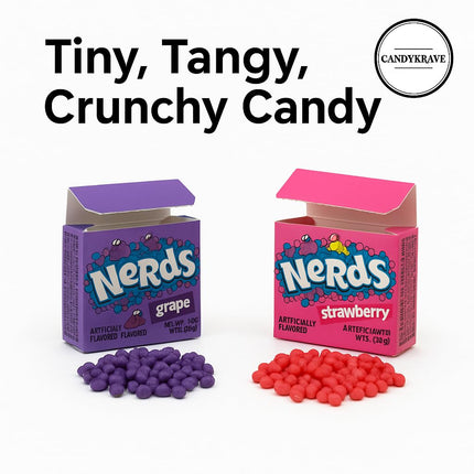 NERDS Gummy Clusters Grape & Strawberry Mini Candy Boxes 1 lb
