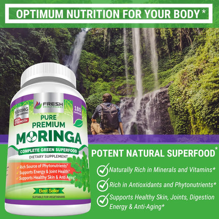 Fresh Healthcare Moringa (180 Capsules)