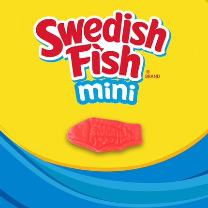 SWEDISH FISH Mini Soft Chewy Candy Family Size 1.8 lb Bag