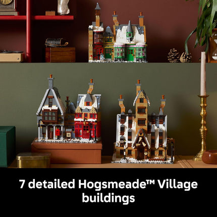 LEGO Harry Potter Hogsmeade Village Collectors' Edition – 18+ Building Set with 12 Minifigures, Gift for Fans – 76457