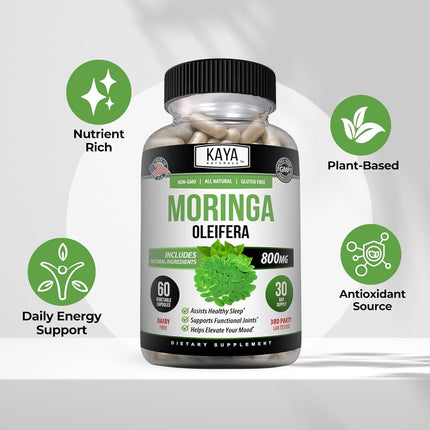 Kaya Naturals Moringa Leaf Extract (60 Count)