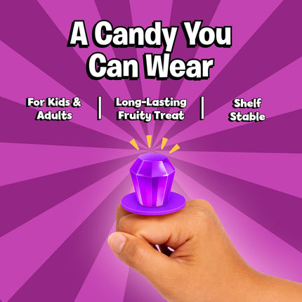 Ring Pop Very Berry Punch Flavored Hard Candy Lollipops 30 Count