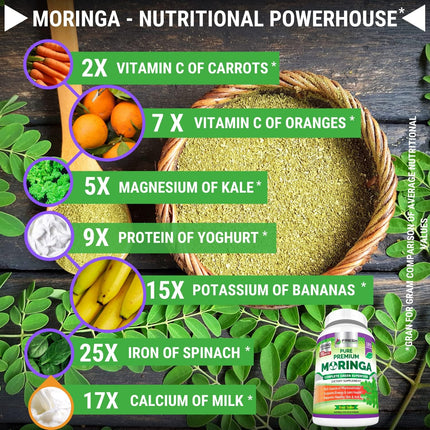 Fresh Healthcare Moringa (180 Capsules)