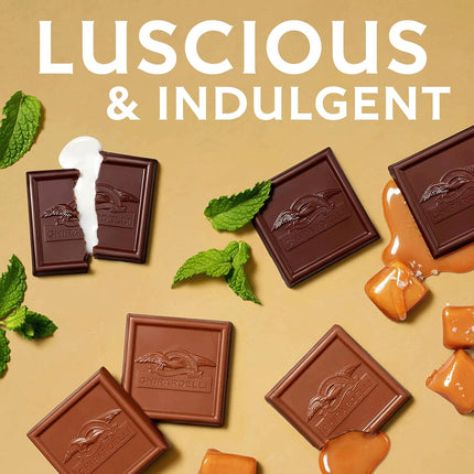 Ghirardelli Chocolate Squares Assortment Milk Dark Mint Caramel 12.5 oz Pack of 3