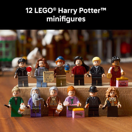 LEGO Harry Potter Hogsmeade Village Collectors' Edition – 18+ Building Set with 12 Minifigures, Gift for Fans – 76457