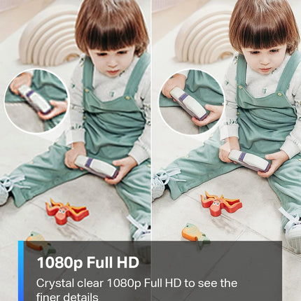 TP-Link Tapo Indoor Security Camera 1080p with Night Vision and Two-Way Audio C100