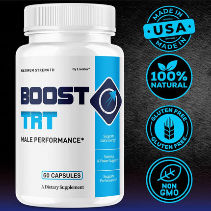 BoostTRT Advanced Multivitamin Supplement Capsules 120 Capsules (2 Pack)