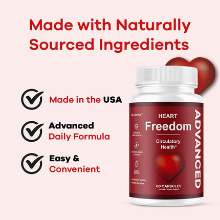 LIVORKA Heart Freedom Supplement Capsules 60 Capsules