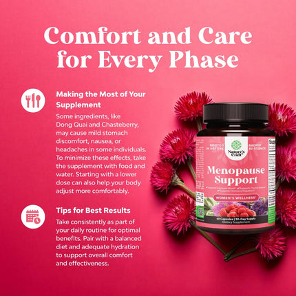 Natures Craft Herbal Supplement for Women – Dong Quai, Chaste Berry & Black Cohosh, 60 Capsules
