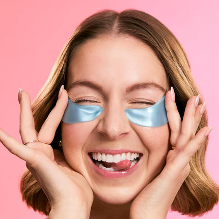 grace & stella Blue Gel Under Eye Masks for Dark Circles & Puffy Eyes 24 Pairs