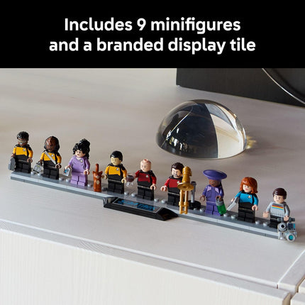 LEGO Icons Star Trek U.S.S. Enterprise NCC-1701-D – 18+ Collectible Display Set, Gift for Fans – 10356