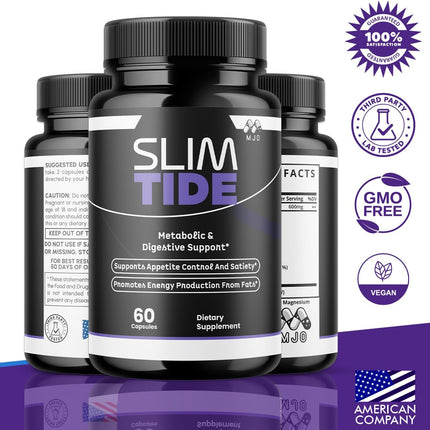Slim Tide Weight Management Supplement Capsules 60 Count