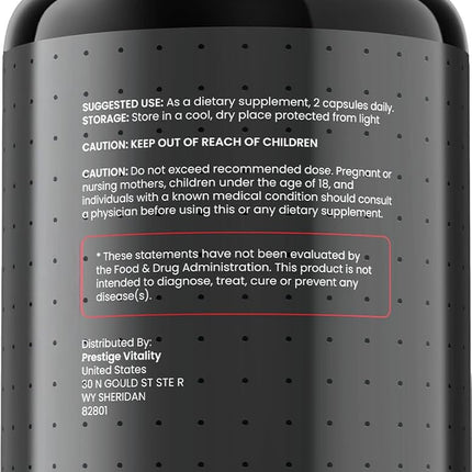 Steel Power Capsules for Men Daily Supplement 60 Capsules