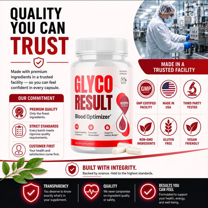 MJO Glyco Result Supplement Capsules with Natural Ingredients & Multivitamins 60 Capsules