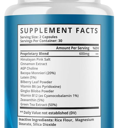 Nerve Ease Supplement Capsules with Natural Ingredients 120 Capsules (2 Pack)
