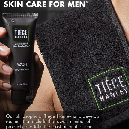 Tiege Hanley Men’s Skin Care Set Level 3 Face Wash Scrub Moisturizers Eye Cream Serum 6 Piece Kit