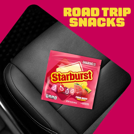 STARBURST FaveREDS Fruit Chews Candy 15.6 oz Sharing Size Bag