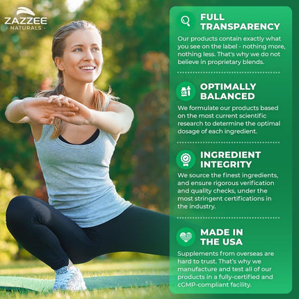 Zazzee Organic Moringa 20:1 Extract (180 Capsules)
