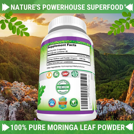 Fresh Healthcare Moringa (180 Capsules)
