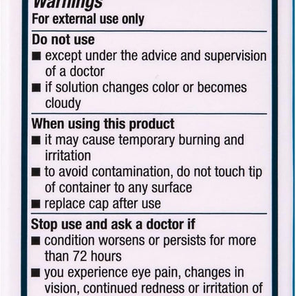 Muro 128 5% Sodium Chloride Hypertonic Ophthalmic Eye Drops 0.5 fl oz
