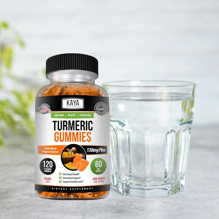 Kaya Naturals Turmeric Gummies (120 Count)
