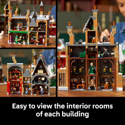 LEGO Harry Potter Hogsmeade Village Collectors' Edition – 18+ Building Set with 12 Minifigures, Gift for Fans – 76457
